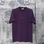 weigou_180771_1_f63d072258 P75 DIOR* 迪奥* 2026新款 精致绣花小logo 300g短袖t恤 宽松版型男女同款 尺码 S M L XL XXL 黑色 白色 紫色 湖水绿