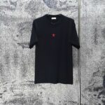 weigou_180932_0_1364c2721d P75 DIOR* 迪奥* 2026新款 精致绣花小logo 300g短袖t恤 宽松版型男女同款 尺码 S M L XL XXL 黑色 白色 紫色 湖水绿