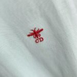 P75 Dio 迪奥2026夏季新款 个性字母logo绣花 短袖T恤 定制面料300g 男女同款 颜色：黑色 白色 绿色 紫色 尺码: S M L XL XXL 五个码