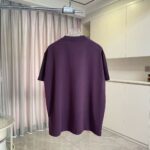 P75 Dio 迪奥2026夏季新款 个性字母logo绣花 短袖T恤 定制面料300g 男女同款 颜色：黑色 白色 绿色 紫色 尺码: S M L XL XXL 五个码