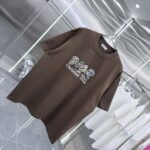 P80 DIO 2026秋冬新款 3D立体硅胶 360克圆领短袖 实物很棒 男女同款宽松版 尺码S M L XL XXL 五个码 黑色 白色 棕色
