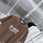 P80 DIO 2026秋冬新款 3D立体硅胶 360克圆领短袖 实物很棒 男女同款宽松版 尺码S M L XL XXL 五个码 黑色 白色 棕色