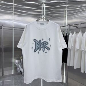 P80 DIO 2026秋冬新款 3D立体硅胶 360克圆领短袖 实物很棒 男女同款宽松版 尺码S M L XL XXL 五个码 黑色 白色 灰色