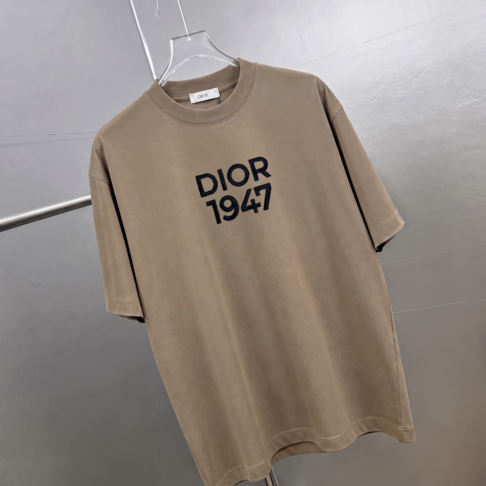 P75 Dio～胸前字母刺绣 《区别通货面料》 7a抗菌短袖tee 上身十分舒适，男女同款半袖，落肩宽松版型 颜色: 黑色 白色 咖啡色 尺码：S（90-130斤） M（125-150斤） L（135-165斤） XL（160-190斤） XXL（185-220斤）