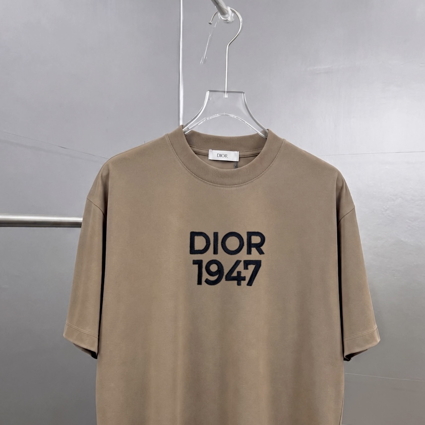 P75 Dio～胸前字母刺绣 《区别通货面料》 7a抗菌短袖tee 上身十分舒适，男女同款半袖，落肩宽松版型 颜色: 黑色 白色 咖啡色 尺码：S（90-130斤） M（125-150斤） L（135-165斤） XL（160-190斤） XXL（185-220斤）
