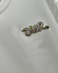 P65 DIOR迪奥 刺绣款 2026春夏经典圆领短袖T恤采用280克双纱精棉，衣服偏厚使整体高透气和柔软性，高版本，三标齐全！男女同款 颜色：白色 黑色 灰色 杏色 -尺码：S M L XL