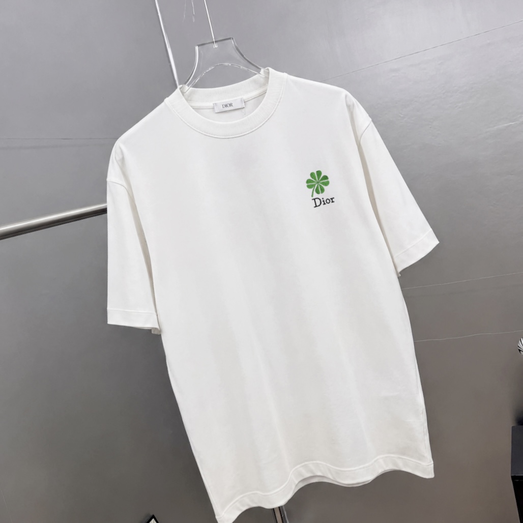 P75 Dio～胸前字母刺绣 《区别通货面料》 7a抗菌短袖tee 上身十分舒适，男女同款半袖，落肩宽松版型 颜色: 黑色 白色 咖啡色 尺码：S（90-130斤） M（125-150斤） L（135-165斤） XL（160-190斤） XXL（185-220斤）
