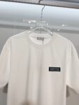 P80 DIOR/迪奥 高品质300克圆领短袖T恤 品牌经典 简约 小标🪡刺绣字母LOGO 2026ss早春官方同步 高版本 高品质 时尚个性 百搭潮流 套装 纯原品质 原版面料 吊牌 领标 水洗麦 三标齐全 颜色: 黑色.白色. 尺码：S M L XL