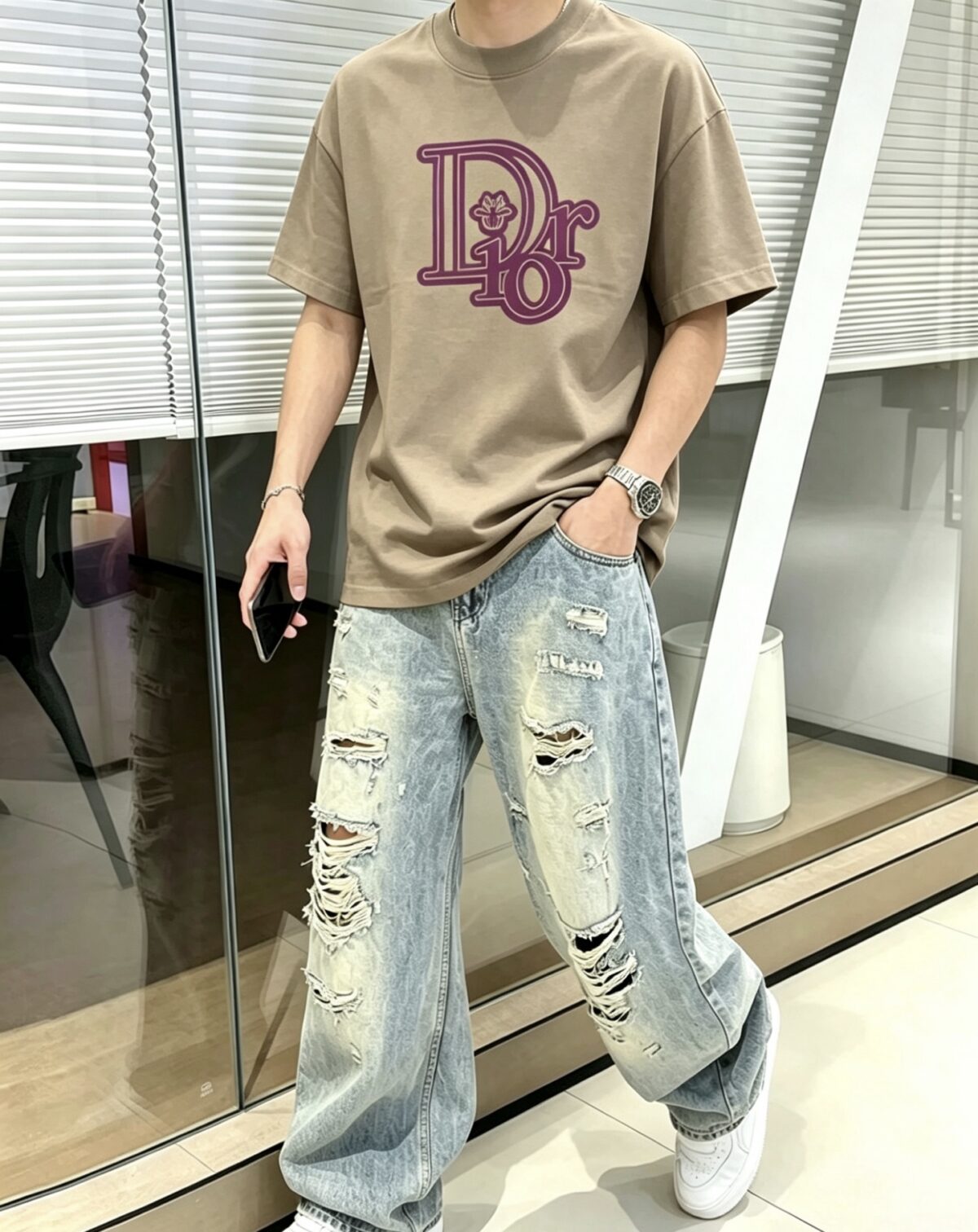 weigou_183893_8_15693cd774 P80 dio~迪奥 厚板滴胶立体字母 《区别通货面料》双纱纯棉紧密纱线短袖T恤, 上身十分舒适,男女同款半袖,落肩宽松版型 颜色: 黑色 白色 咖啡色 尺码:S(90-130斤) M(125-150斤) L(135-165斤) XL(160-190斤) XXL(185-220斤)