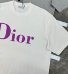 P75 DIOR迪奥2022SS春夏短袖T恤新款 字母印花设计，采用250克双股双纱索罗纳全棉面料，面料舒适，手感更加舒适，， 颜色: 白色 黑色 尺码: M-XXXL