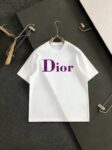P75 DIOR迪奥2022SS春夏短袖T恤新款 字母印花设计，采用250克双股双纱索罗纳全棉面料，面料舒适，手感更加舒适，， 颜色: 白色 黑色 尺码: M-XXXL