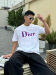 P75 DIOR迪奥2022SS春夏短袖T恤新款 字母印花设计，采用250克双股双纱索罗纳全棉面料，面料舒适，手感更加舒适，， 颜色: 白色 黑色 尺码: M-XXXL