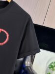 P65 DIOR迪奥2026春夏经典印花圆领短袖T恤采用280克双纱精棉，衣服偏厚使整体高透气和柔软性，高版本，三标齐全！男女同款 颜色：白色 黑色 灰色 杏色 -尺码：S M L Xl