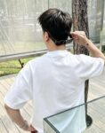 P75 Dio～胸前字母刺绣 《区别通货面料》 7a抗菌短袖tee 上身十分舒适，男女同款半袖，落肩宽松版型 颜色: 黑色 白色 咖啡色 尺码：S（90-130斤） M（125-150斤） L（135-165斤） XL（160-190斤） XXL（185-220斤）