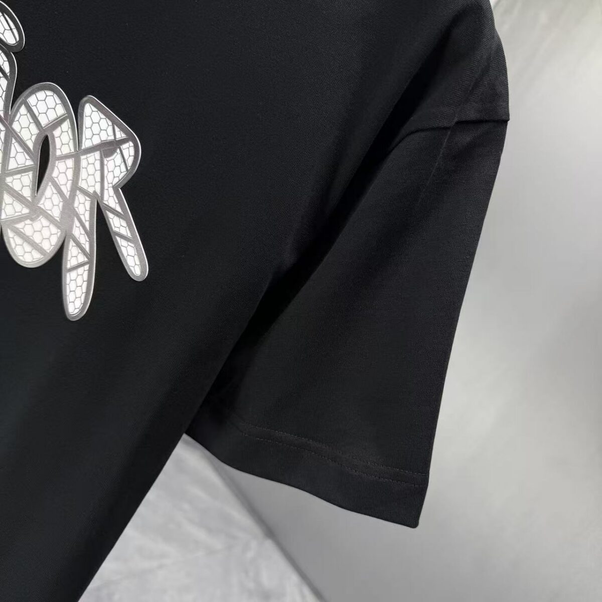 P75 Dior* 迪奥* 2026春夏新款短袖T恤 定制纯棉字母logo厚板 颜色：黑色 白色 巧色 黄色 码数：S M L XL XXL