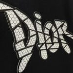 P75 Dior* 迪奥* 2026春夏新款短袖T恤 定制纯棉字母logo厚板 颜色：黑色 白色 巧色 黄色 码数：S M L XL XXL