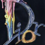 P75 Dior* 迪奥* 2026春夏新款短袖T恤 定制纯棉字母logo厚板 颜色：黑色 白色 巧色 深蓝 码数：S M L XL XXL