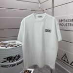 P75 Dio* 克里斯蒂迪奥 2026春夏新款 经典字母简约刺绣工艺 简约大方 定制双纱平纹纯棉面料 短袖T恤 男女同款 颜色：黑色 白色 紫色 绿色 尺码： S （90-130斤） M （120-150斤） L （140-165斤） XL （160-180斤） XXL （180-210斤）