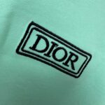 P75 Dio* 克里斯蒂迪奥 2026春夏新款 经典字母简约刺绣工艺 简约大方 定制双纱平纹纯棉面料 短袖T恤 男女同款 颜色：黑色 白色 紫色 绿色 尺码： S （90-130斤） M （120-150斤） L （140-165斤） XL （160-180斤） XXL （180-210斤）