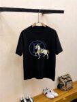 P70 品牌： 爱马仕 (胖子福音)原单男士休闲短袖T恤，2026春夏新品，定制胸前顶级logo 工艺、搭配整件细节 品质及剪裁设计都堪称一流，定制进口丝光棉面料！型格十足，配色轻熟百搭。M-5XL(穿到220斤)