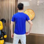 P70 品牌： 爱马仕 (胖子福音)原单男士休闲短袖T恤，2026春夏新品，定制胸前顶级logo 工艺、搭配整件细节 品质及剪裁设计都堪称一流，定制进口丝光棉面料！型格十足，配色轻熟百搭。M-5XL(穿到220斤)