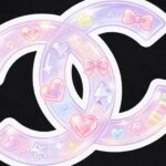 P85 CHANEL 香奈儿 新款 面料升级 300g纯棉 印花短袖T恤 颜色：黑色 白色尺码：XS~L - 副本 (2)