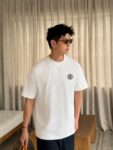 weigou_190307_6_d3861f573a P75 CHANEL/香奈儿 经典logo刺绣 《区别通货面料》双纱纯棉上衣 7a抗菌短袖tee 上身十分舒适,男女同款半袖,落肩宽松版型 颜色: 黑色 白色 咖啡色 尺码:S(90-130斤) M(125-150斤) L(135-165斤) XL(160-190斤) XXL(185-220斤)