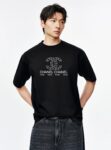 P70 Chanel/香奈儿 印花Logo百搭潮流圆领短袖T恤男女同款 吊牌 领标 水洗唛 三标齐全 尺码：S-XXL 颜色：黑色，白色