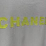 P75 CHANEL* 香奈儿* 2026春夏新款短袖T恤 定制纯棉字母logo 厚板 颜色：黑色 白色 深蓝 深红 码数：S M L XL XXL