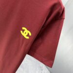 P75 CHANEL* 香奈儿* 2026春夏新款短袖T恤 定制纯棉字母logo 厚板 颜色：黑色 白色 深蓝 深红 码数：S M L XL XXL