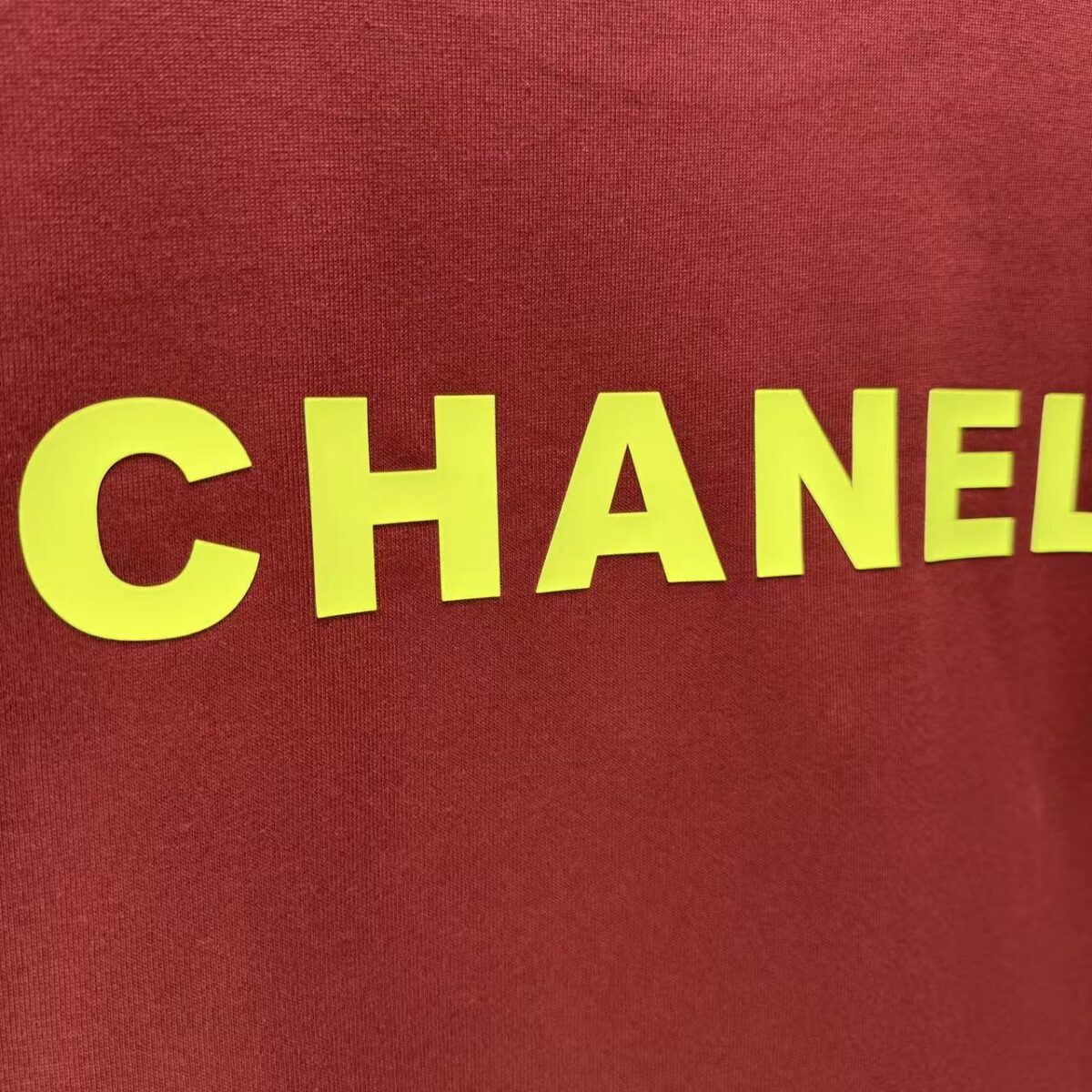 P75 CHANEL* 香奈儿* 2026春夏新款短袖T恤 定制纯棉字母logo 厚板 颜色：黑色 白色 深蓝 深红 码数：S M L XL XXL