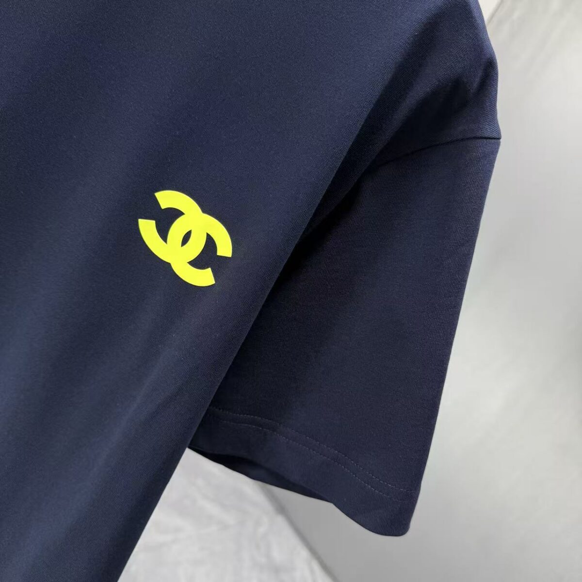 P75 CHANEL* 香奈儿* 2026春夏新款短袖T恤 定制纯棉字母logo 厚板 颜色：黑色 白色 深蓝 深红 码数：S M L XL XXL
