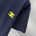 P75 CHANEL* 香奈儿* 2026春夏新款短袖T恤 定制纯棉字母logo 厚板 颜色：黑色 白色 深蓝 深红 码数：S M L XL XXL
