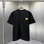 P75 CHANEL* 香奈儿* 2026春夏新款短袖T恤 定制纯棉字母logo 厚板 颜色：黑色 白色 深蓝 深红 码数：S M L XL XXL