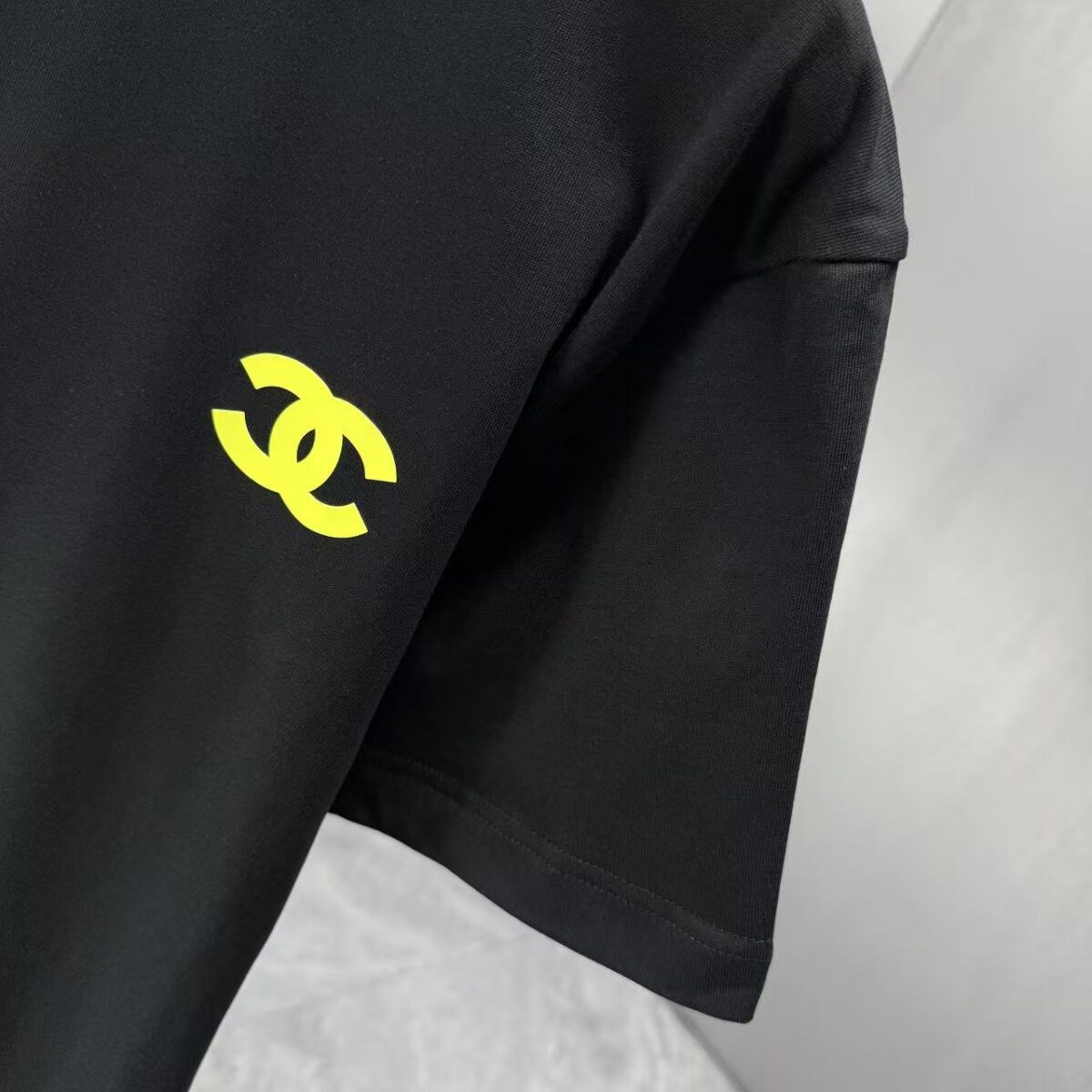 P75 CHANEL* 香奈儿* 2026春夏新款短袖T恤 定制纯棉字母logo 厚板 颜色：黑色 白色 深蓝 深红 码数：S M L XL XXL