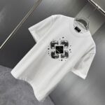 P75 CHANEL* 香奈儿* 2026春夏新款短袖T恤 定制纯棉字母logo 厚板 颜色：黑色 白色 黄色 深红 码数：S M L XL XXL