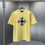P75 CHANEL* 香奈儿* 2026春夏新款短袖T恤 定制纯棉字母logo 厚板 颜色：黑色 白色 黄色 深红 码数：S M L XL XXL