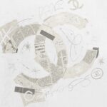 P85 CHANEL 香奈儿 新款 面料升级 300g纯棉 印花短袖T恤 颜色：黑色 白色尺码：XS~L - 副本 (29)