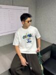 P70 Chanel/香奈儿 印花Logo百搭潮流圆领短袖T恤男女同款 吊牌 领标 水洗唛 三标齐全 尺码：S-XXL 颜色：黑色，白色