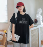 P70 Chanel/香奈儿 印花Logo百搭潮流圆领短袖T恤男女同款 吊牌 领标 水洗唛 三标齐全 尺码：S-XXL 颜色：黑色，白色