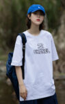 P70 Chanel/香奈儿 印花Logo百搭潮流圆领短袖T恤男女同款 吊牌 领标 水洗唛 三标齐全 尺码：S-XXL 颜色：黑色，白色