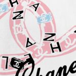 P85 CHANEL 香奈儿 新款 面料升级 300g纯棉 印花短袖T恤 颜色：黑色 白色尺码：XS~L - 副本 (35)