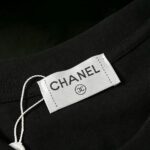 P85 不下架款放心推 CHANEL 香奈儿 新款 面料升级 300g纯棉 印花短袖T恤 颜色：黑色 白色尺码：XS~L - 副本 (38)