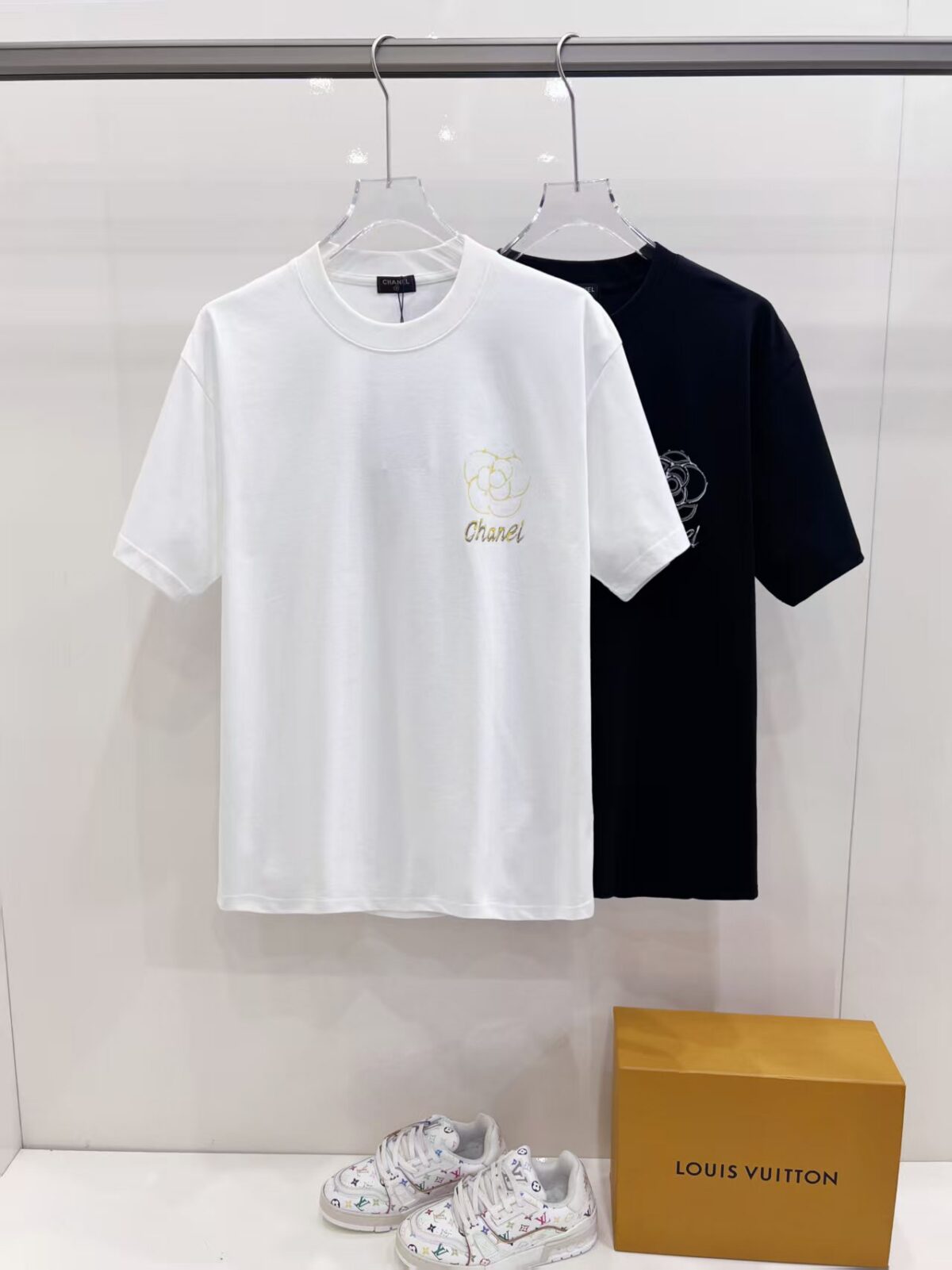 P85 2026早春新款高端印花圆领T恤 莫代尔+纯棉260克重定制面料 顶级品质原单短袖 进口丝线手感一流！码数:S-XXL