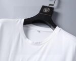P70 品牌： 芬迪 (胖子福音)原单男士休闲短袖T恤，2026春夏新品，定制胸前顶级logo 工艺、搭配整件细节 品质及剪裁设计都堪称一流，定制进口丝光棉面料！型格十足，配色轻熟百搭。M-5XL(穿到220斤)