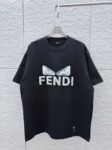 P80 FEN 2026秋冬新款 3D立体硅胶 360克圆领短袖 实物很棒 男女同款宽松版 尺码S M L XL XXL 五个码 黑色 白色 棕色