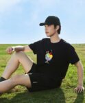 P70 Fendi/芬迪 印花Logo百搭潮流短袖T恤男女同款 吊牌 领标 水洗唛 三标齐全 定织定染280克精梳棉面料 尺码：S-XXL 颜色：黑色，白色