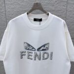 P80 FEN 2026秋冬新款 3D立体硅胶 360克圆领短袖 实物很棒 男女同款宽松版 尺码S M L XL XXL 五个码 黑色 白色 棕色