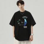 P70 Fendi/芬迪 印花Logo百搭潮流短袖T恤男女同款 吊牌 领标 水洗唛 三标齐全 定织定染280克精梳棉面料 尺码：S-XXL 颜色：黑色，白色