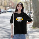 P70 Fendi/芬迪 印花Logo百搭潮流短袖T恤男女同款 吊牌 领标 水洗唛 三标齐全 定织定染280克精梳棉面料 尺码：S-XXL 颜色：黑色，白色